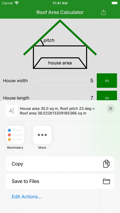 Roof Area Calculator screenshot-5