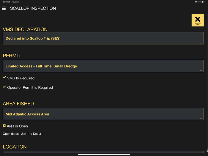 Scallops Enforcement