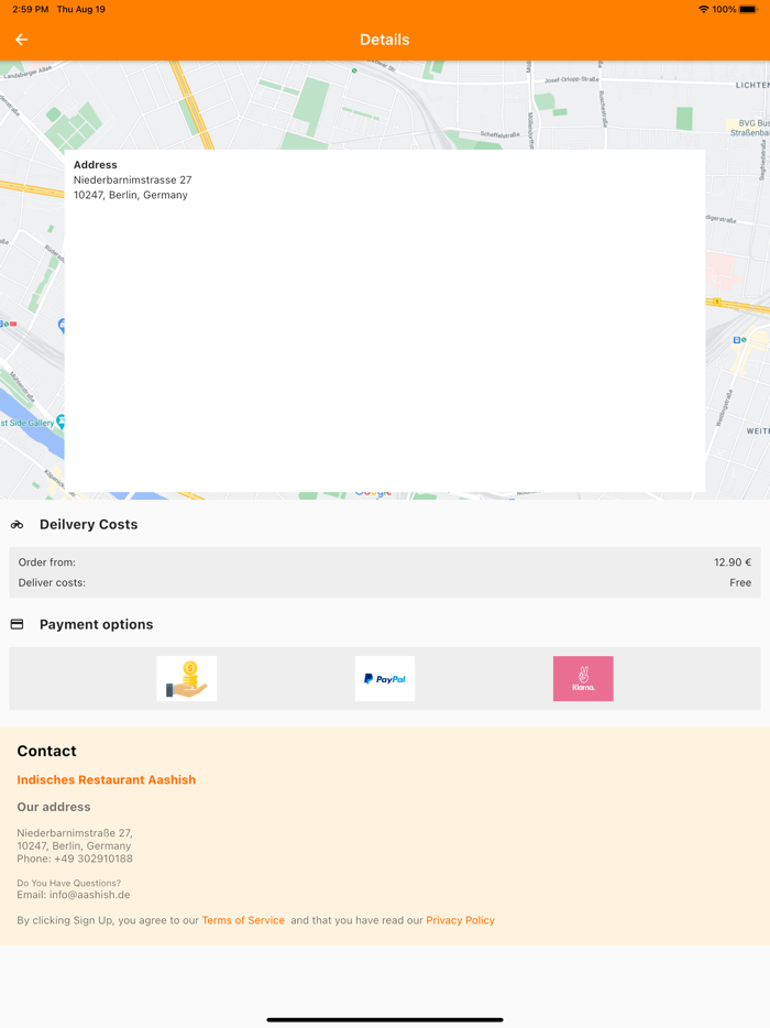 Aashish Restaurant Berlin