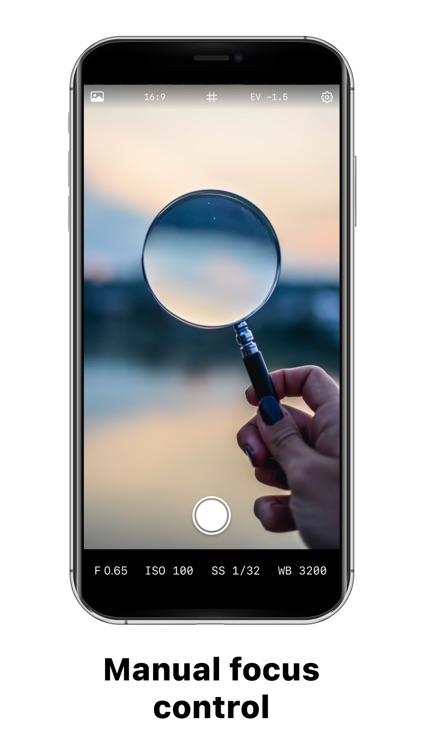 Manual Camera – Focus, ISO, WB