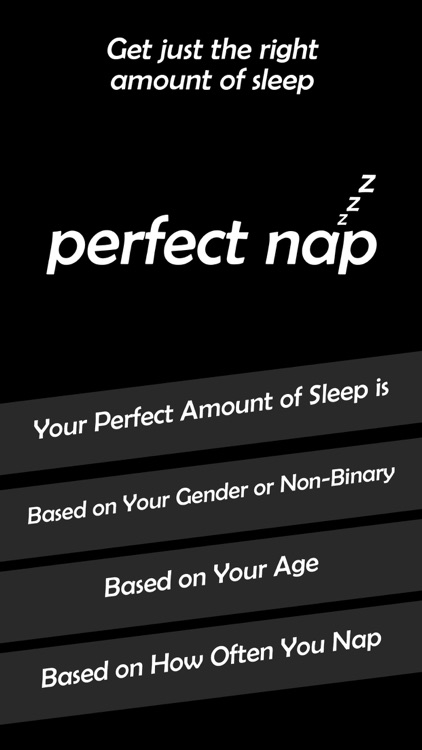 The Perfect Nap