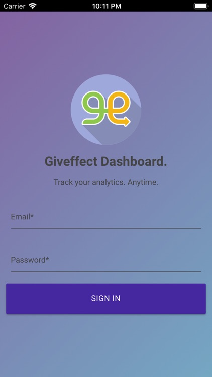 Giveffect Dashboard