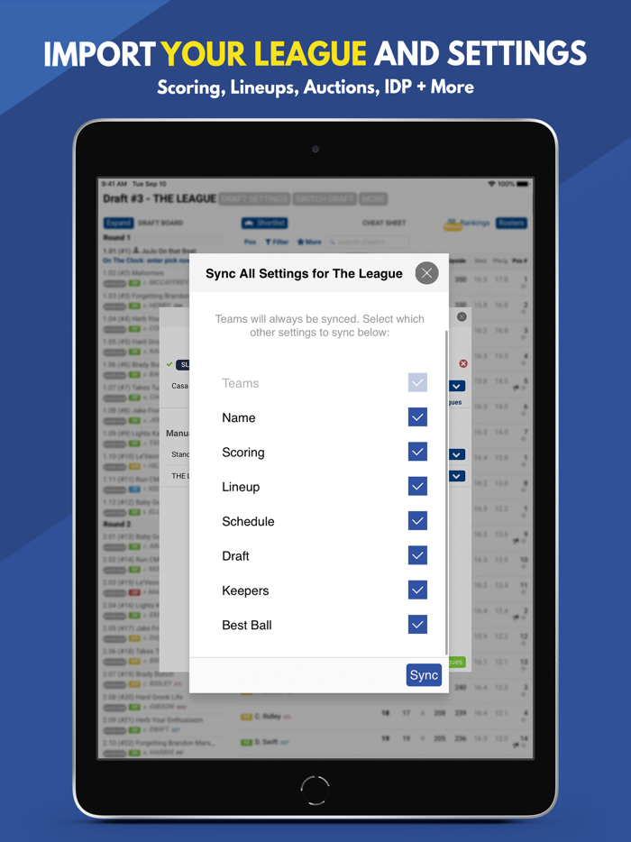 Fantasy Football Draft 2021