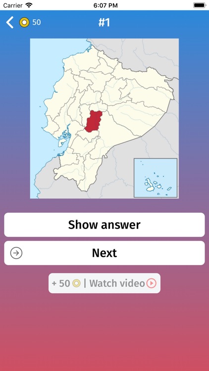 Ecuador: Regions Map Quiz Game screenshot-4