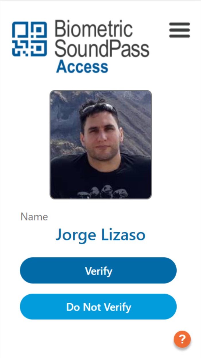 Biometric SoundPass Access