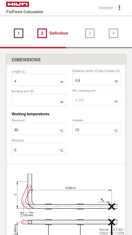 Hilti FixPoint Calculator