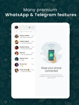 Captura de Pantalla 3 Messenger for WhatsApp Plus iphone