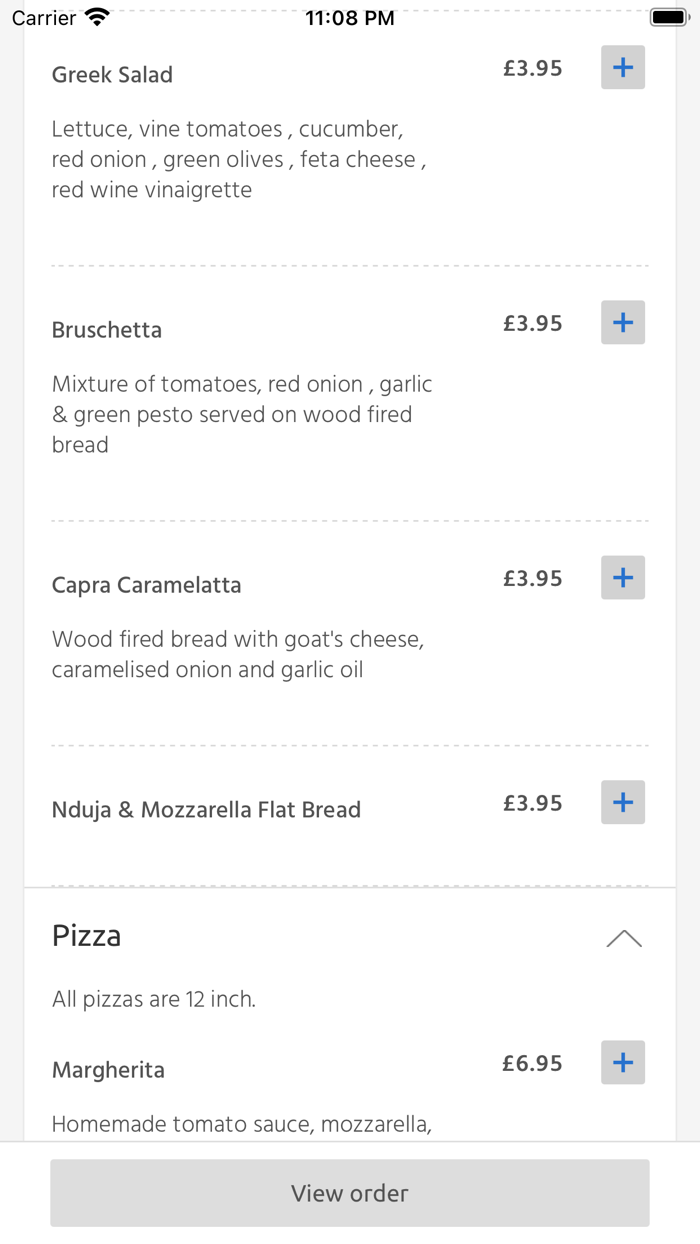 Lombrello Wood Fired Pizza,