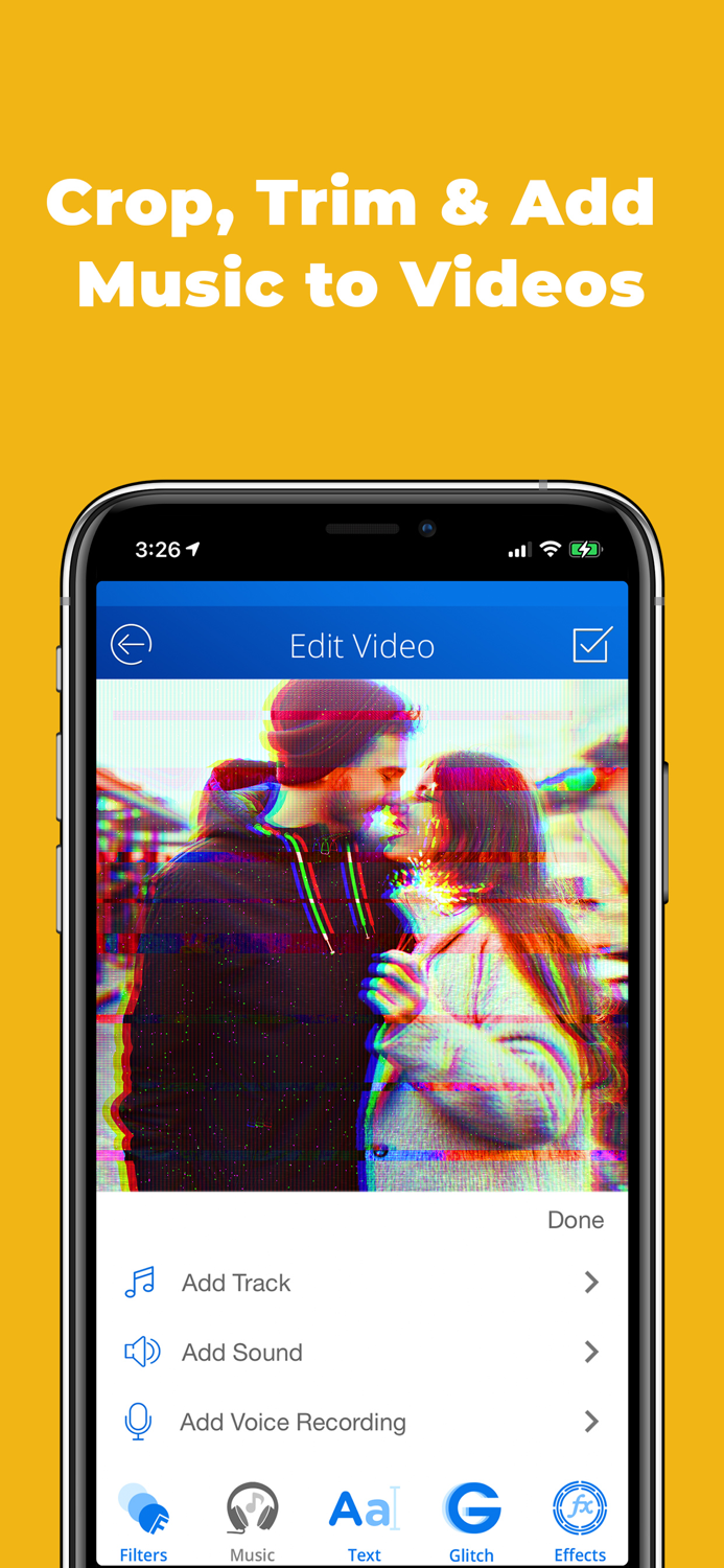 Glitch Art Cam - Video Editor