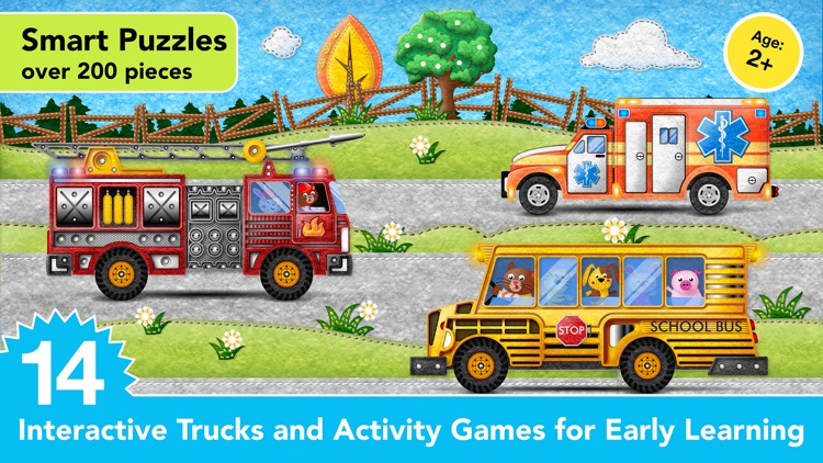 Kids Vehicles Fire Truck games