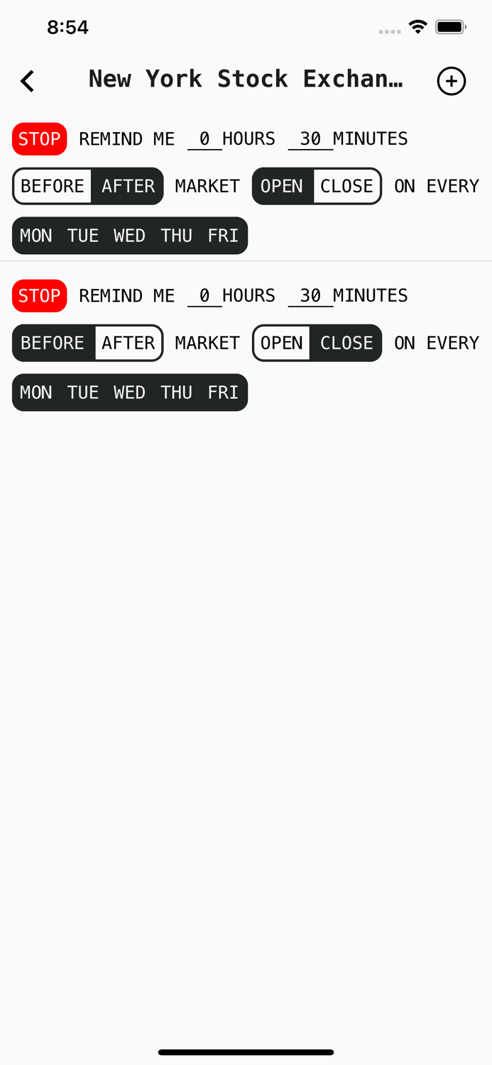 Stock Exchange Hours