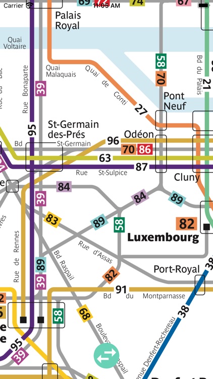 Paris Metro Map + Bus & RER screenshot-3