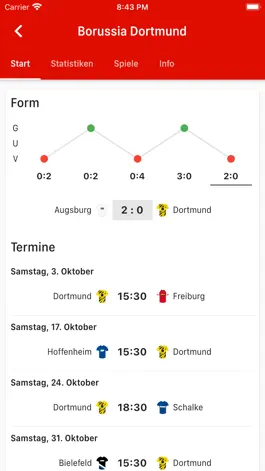 Game screenshot fussballstats apk