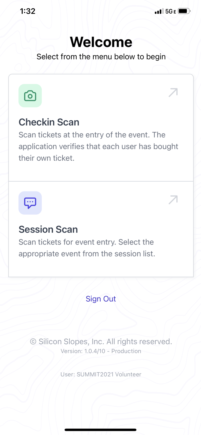 Silicon Slopes - Scan App
