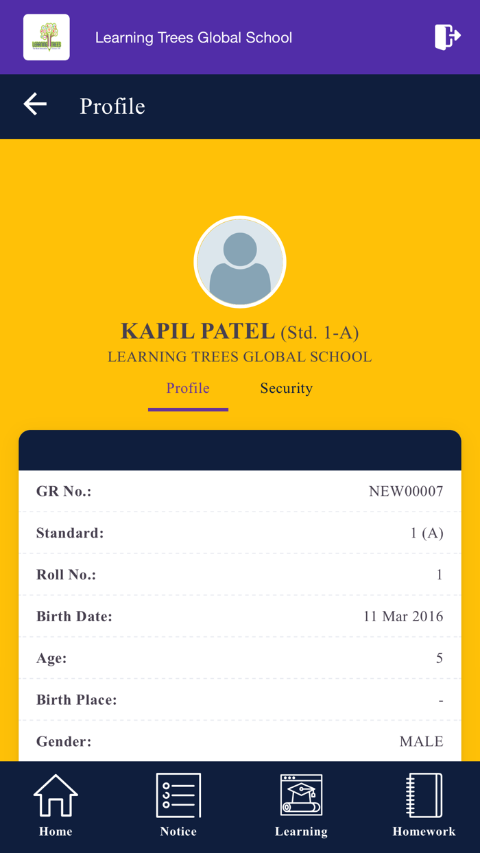 Learning Trees Global School