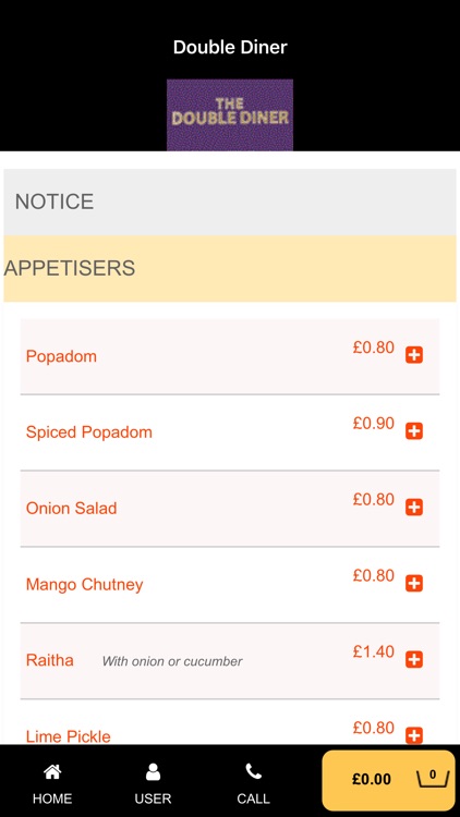 Double Diner Indian Takeaway