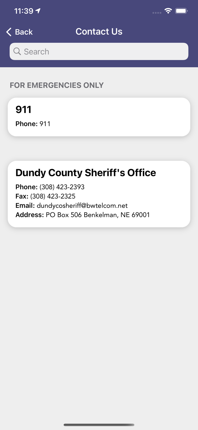 Dundy County Sheriffs Office