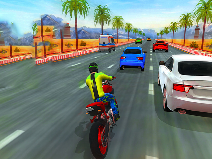 Highway Racing Bike Rider Dash