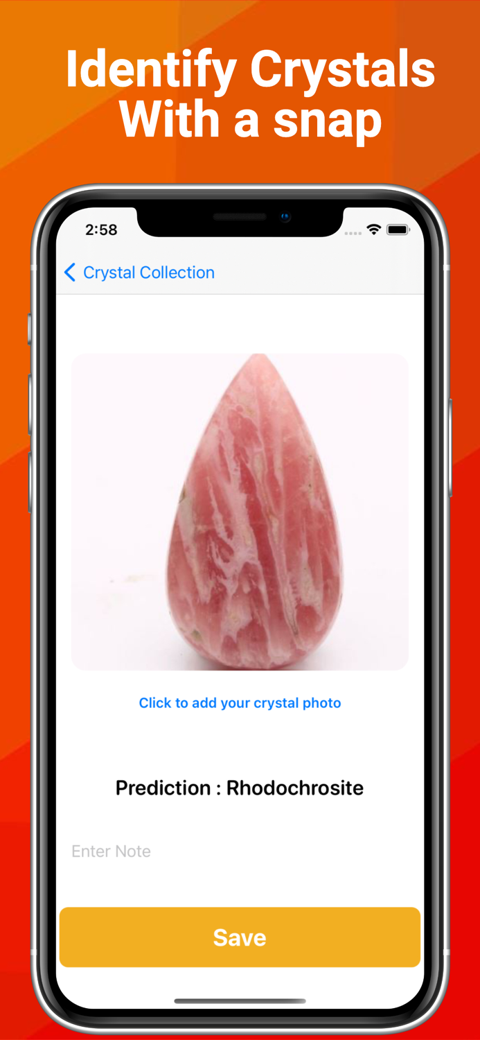 Crystal identifier - Crystals