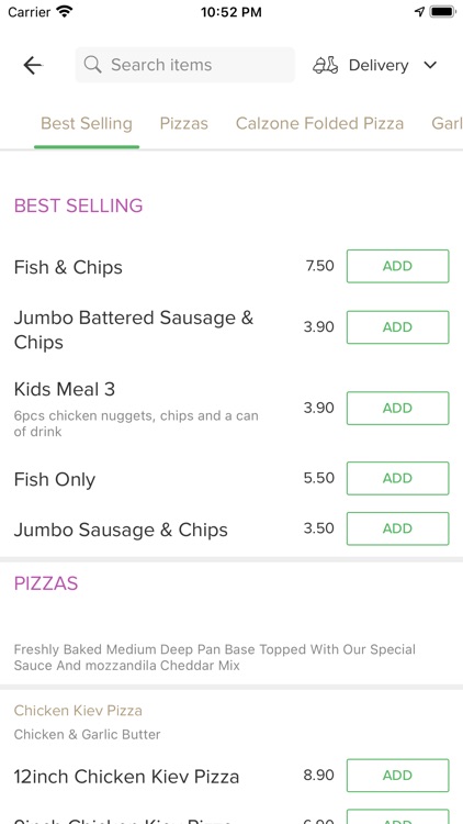 Silloth Pizza Kebab Fish