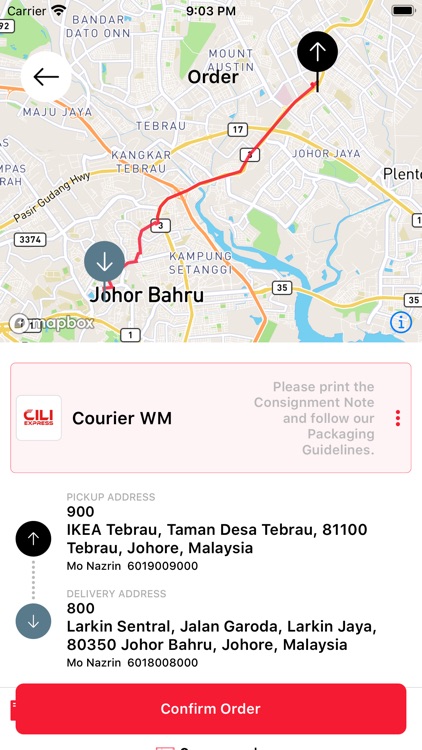 CILI Express Consumer App screenshot-5