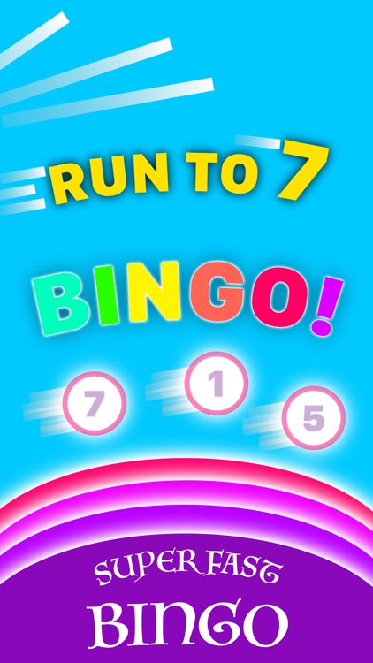 Run to 7 Bingo to Play at Home