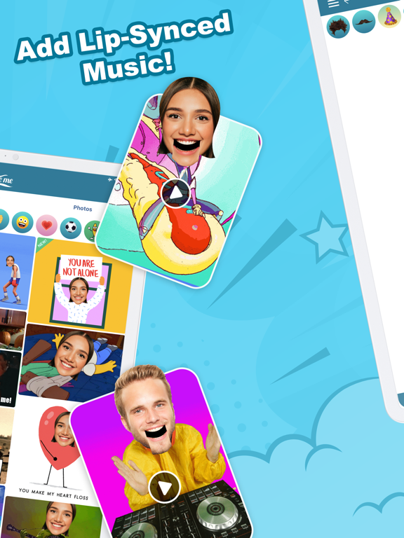 Animate Me - Funny Movie Maker with Moving Pictures, Animated Face Masks and Quotes screenshot