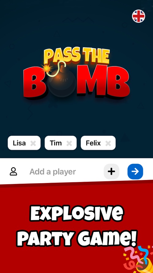 Pass The Bomb Party Game Free Download App for iPhone