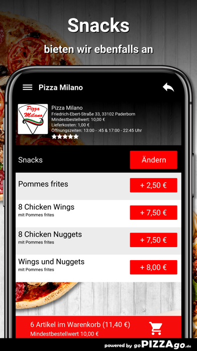 Pizza Milano Paderborn screenshot 6
