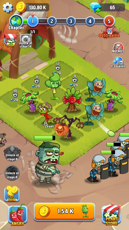 Plant Defense - Zombie War