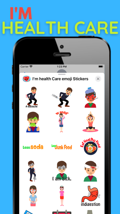 I'm health Care emoji Stickers screenshot 3