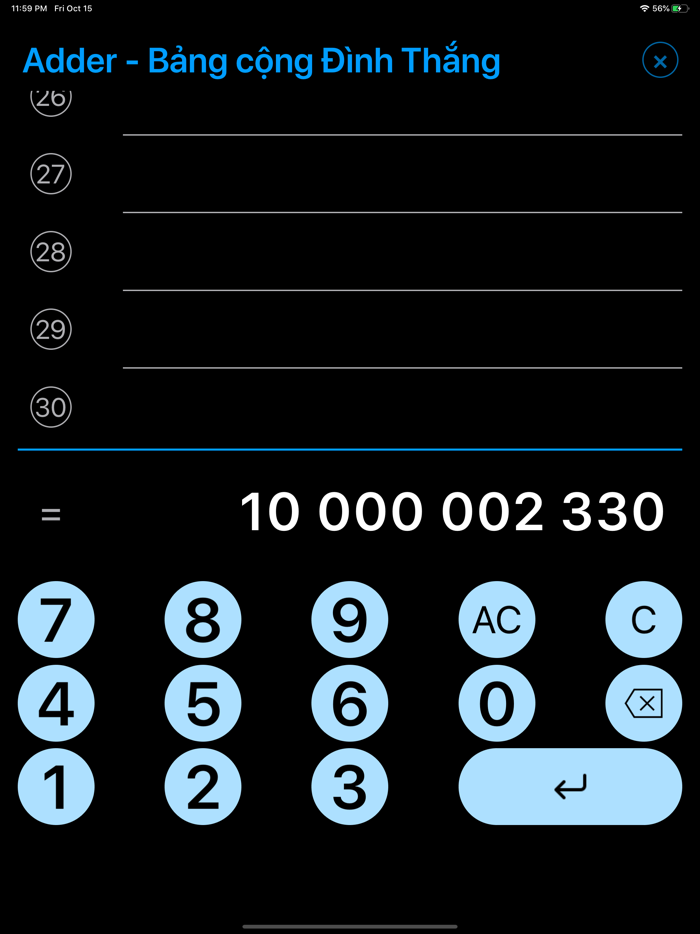 Adder - Bảng cộng Đình Thắng