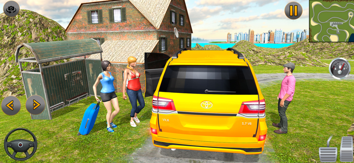 Modern Prado Taxi Driving