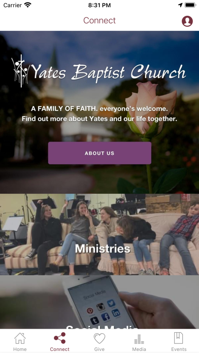 Yates Baptist Church screenshot 2