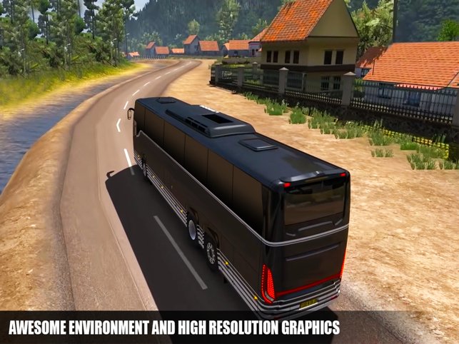 ‎Schermata del simulatore di autobus