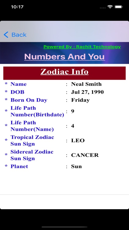 Numbers And You ( Numerology )