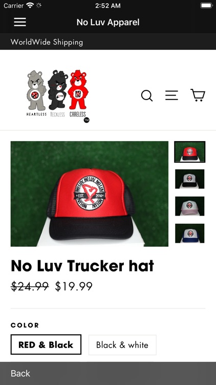 No Luv Apparel screenshot-4