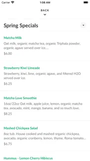 botanical vegan cafe & market iphone screenshot 3