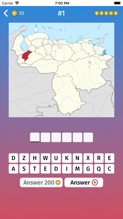 Venezuela: States Map Quiz