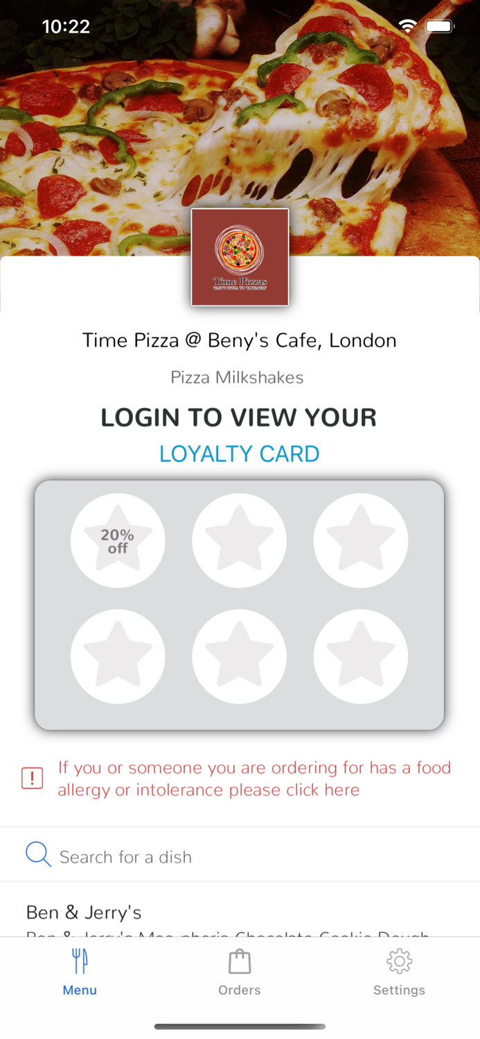 Time Pizza  Benys Cafe