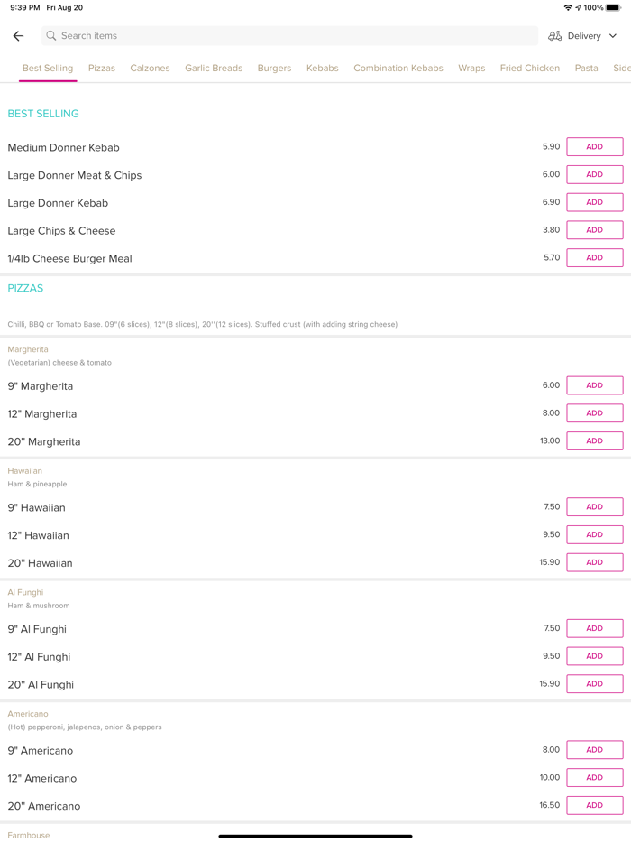 Mediterranean Kebab House.