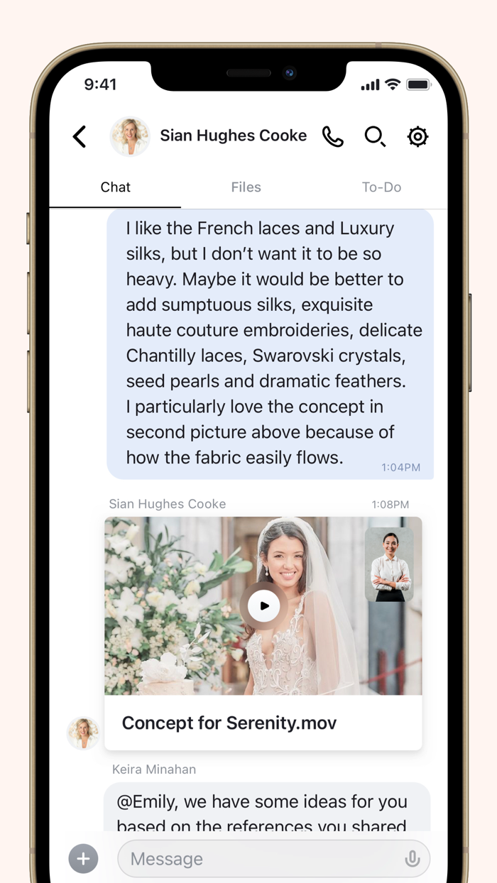 Shimmering Ivory Couture