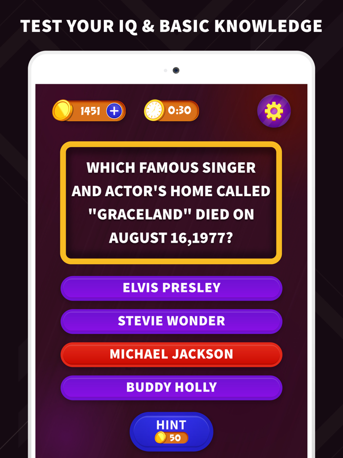 Trivia Word Puzzle Game