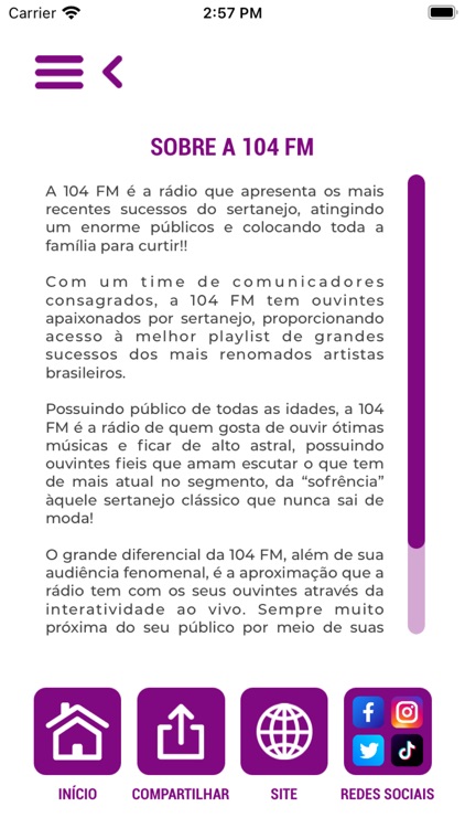 Rádio 104 FM - 104,1 FM