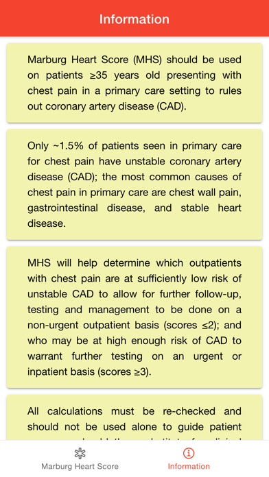 Cardiology Marburg Heart Score screenshot 3