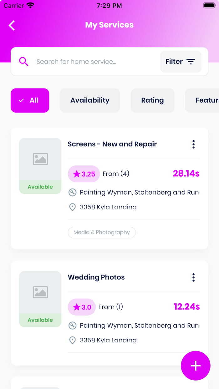Tajmeely Provider App