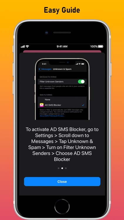 AD SMS Blocker