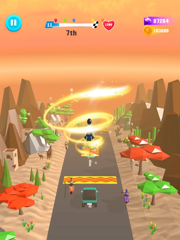 Racing Clash - Road Smash Moto screenshot 4