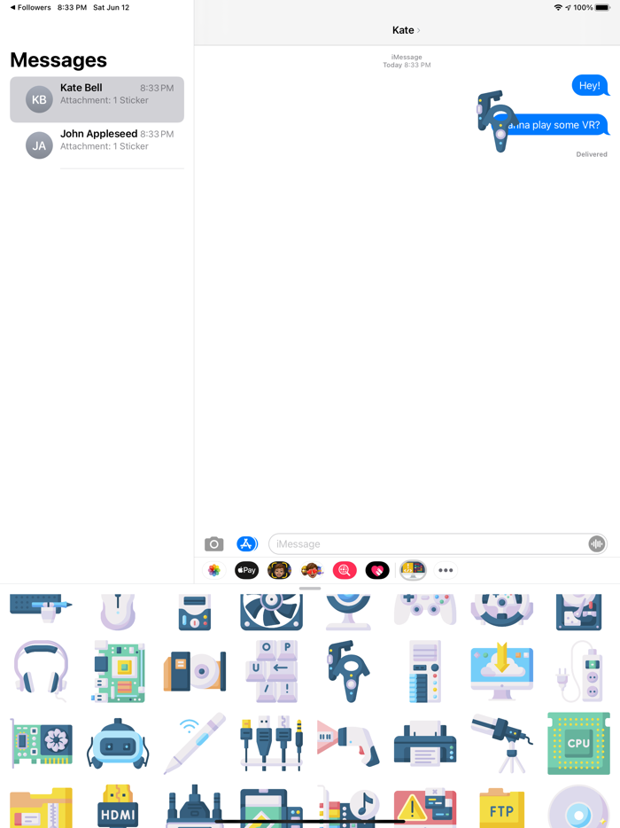 Digital Stickers Programming