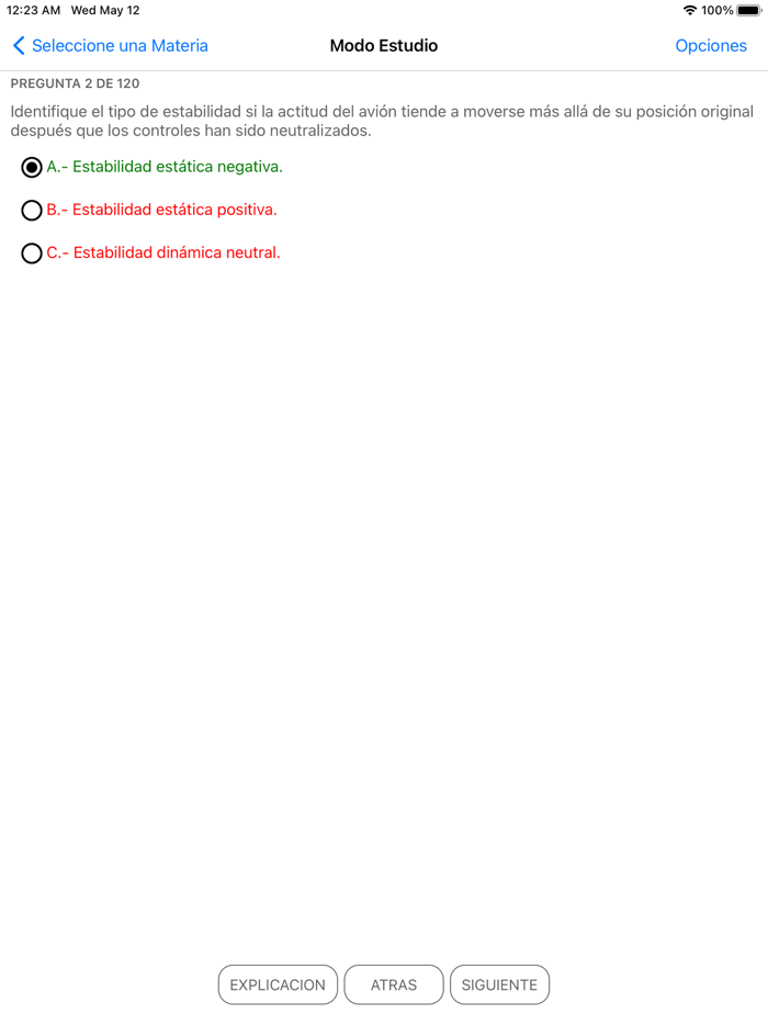 Preparate PTLA Examen DGAC CL